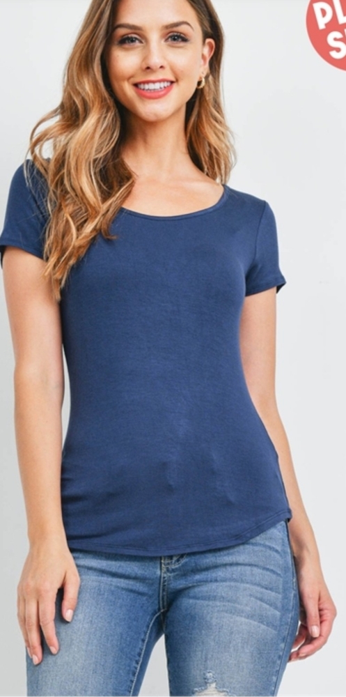 NWT Blue Plus Size Top
